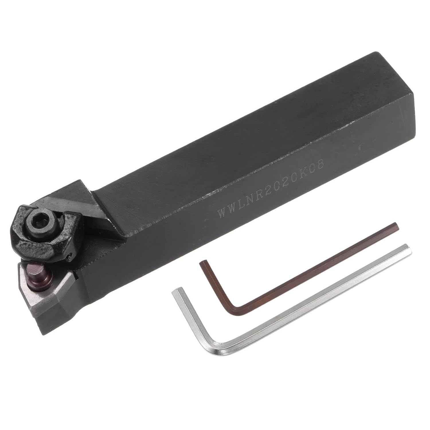 uxcell 34 “Torno de carburo indexable portaherramientas de torneado WWLNR2020K08 CNC 95