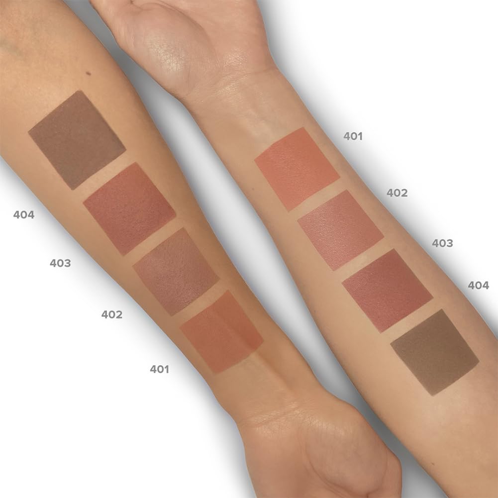 Lamel Blush Cheek Taupe Color Mini – Polvo natural, ligero, suave y mezclable – Mejora y define formas y características – Sombreado y contorno – 4