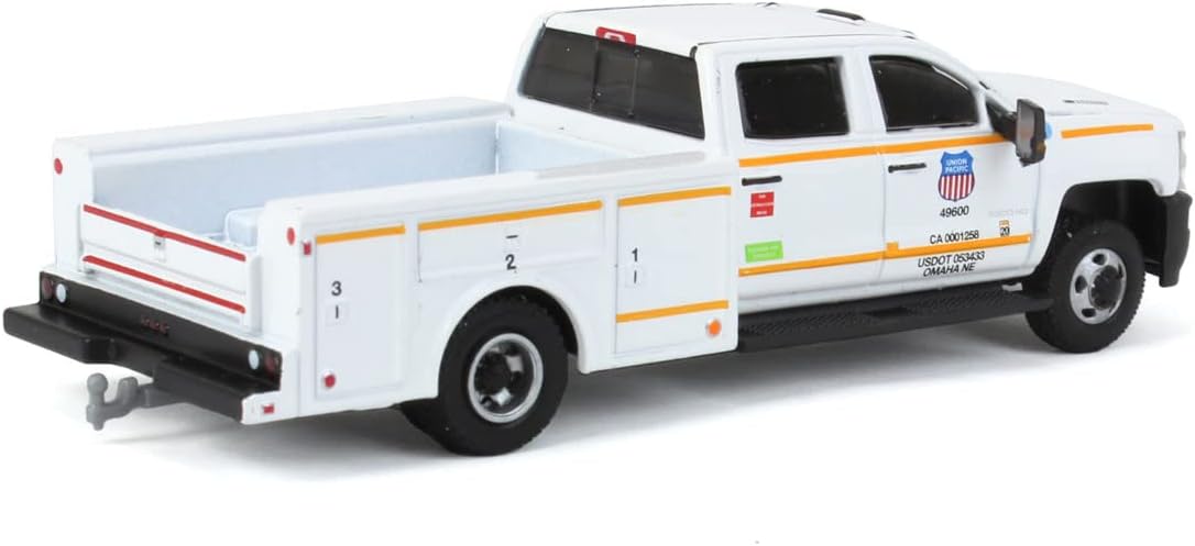 Truck 164 2018 Chevrolet Silverado 3500 Camilla de servicio Recogida Union Pacific Mantenimiento Dually Drivers 11 46110-C