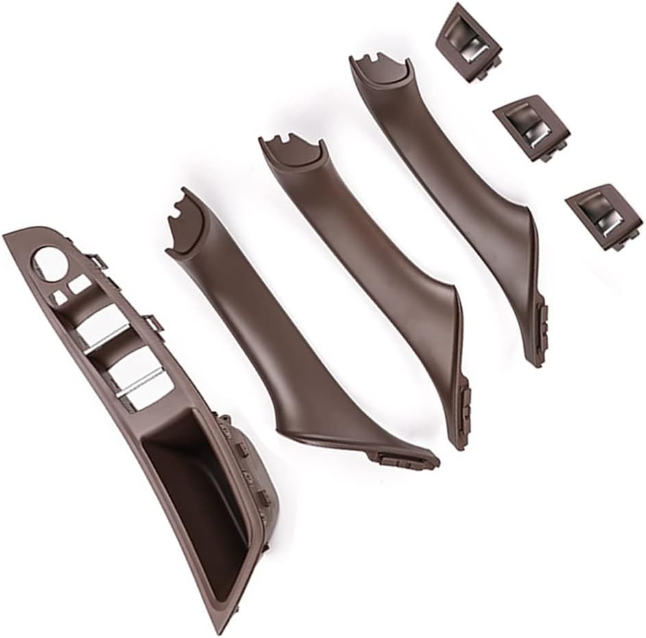 Cubierta de manija de puerta de automóvil para BMW Serie 5 F10 2011-2016 2011-2016 manijas de puerta interiores de repuesto 520i 528i 530i 535d 535i