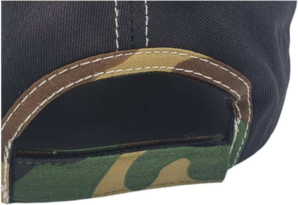 WITHMOONS Sombrero de pesca de algodón con bordado de hueso de pescado, gorra de béisbol YZ10119