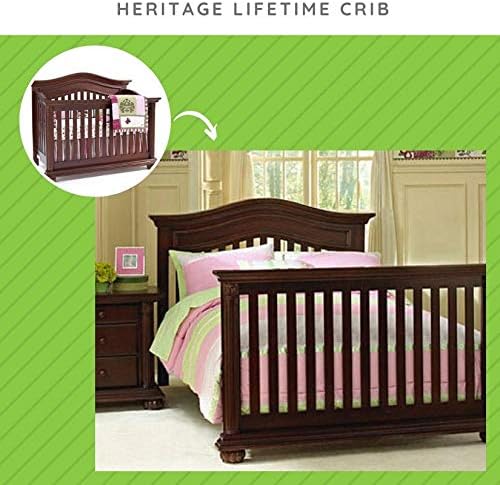 Kit de conversión de tamaño completo, rieles de cama para cunas de bebé, múltiples acabados disponibles (cereza)