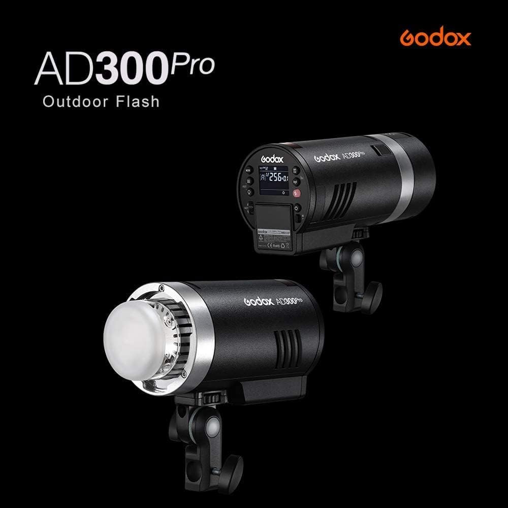 Godox Flash Strobe AD300 Pro AD300Pro Estudio al aire libre Monolight 300w Iluminación fotográfica para Canon Sony Nikon Fuji Olympus Panasonic