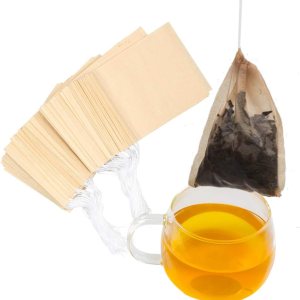 Bolsas de filtro de té, material seguro y natural, infusor de té desechable, bolsa de té vacía con cordón para té de hojas sueltas, juego de 200 Bolsas de filtro de té, material seguro y natural, infusor de té desechable, bolsa de té vacía con cordón para té de hojas sueltas, juego de 200