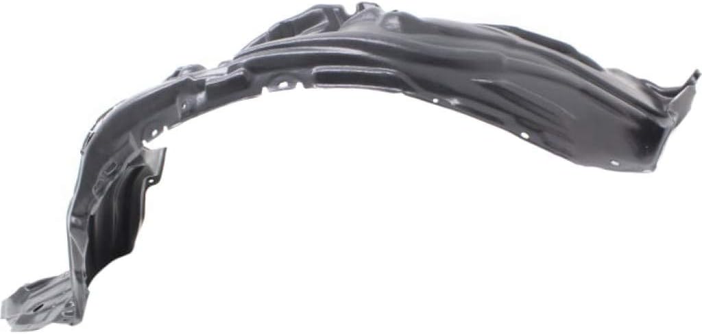 Para Toyota Prius 2016 2017 2018 Fender Liner lado del conductor  Delantero  Certificado CAPA  Todos los submodelos  Plástico  Reemplazo para