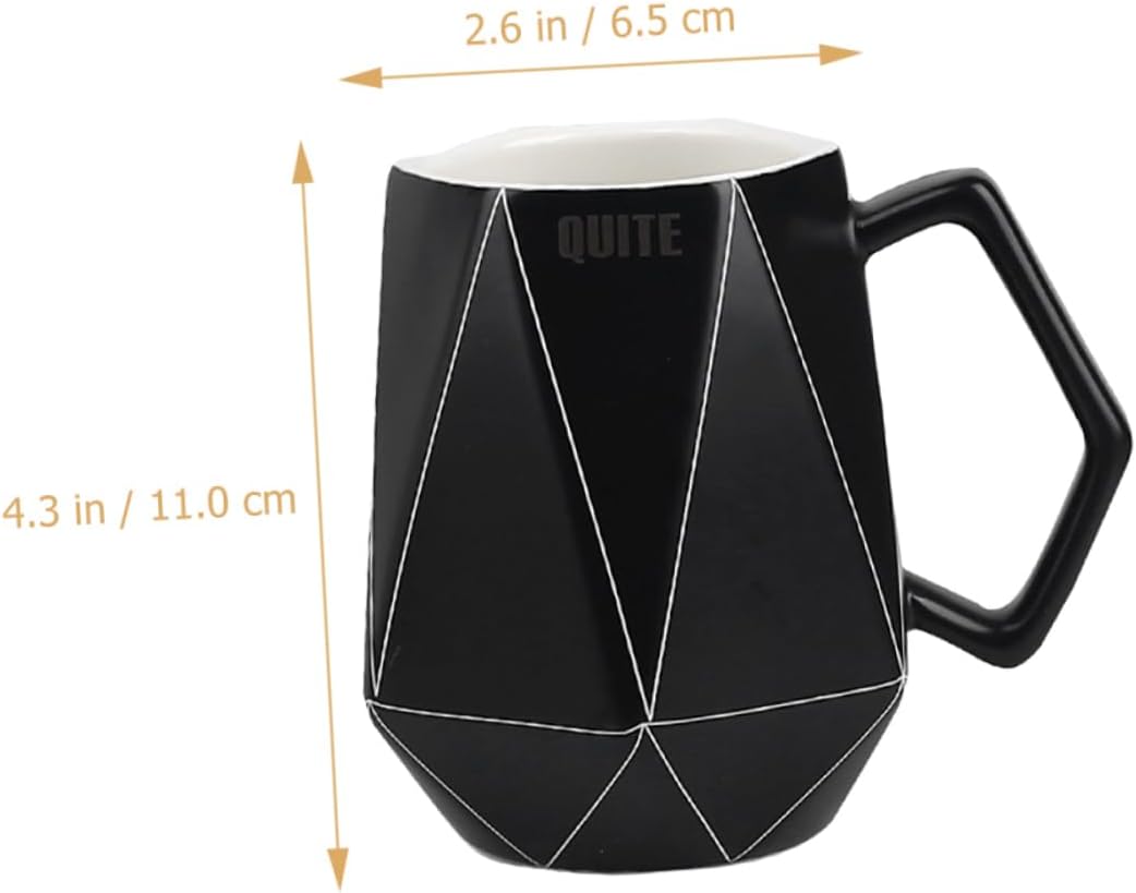 Porcelain cup coffee cup coffee porcelain teacup Geometric Ceramic Cup ceramics vintage coffee mugs travel coffee cups mug enamel afternoon tea