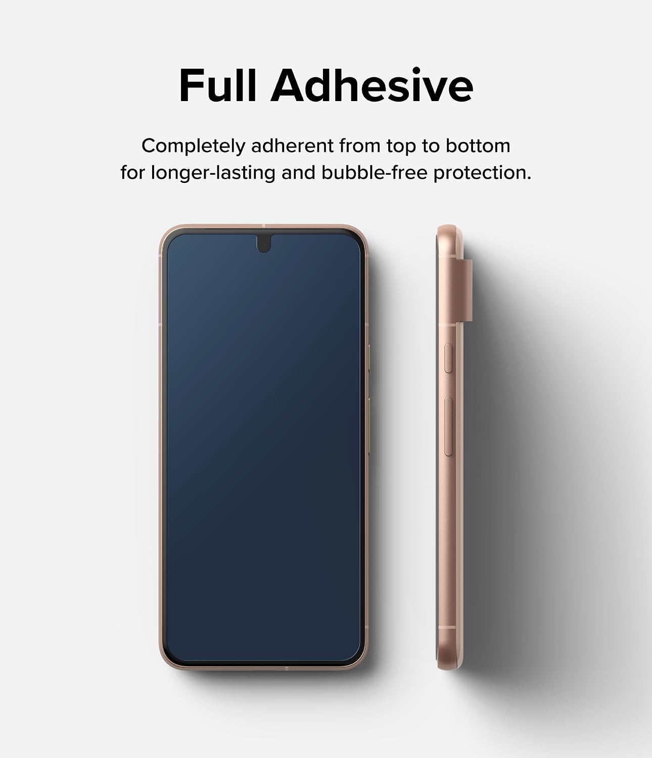 Ringke Vidrio súper fácil de instalar compatible con Google Pixel 8, compatible con fundas, inastillable, dureza 9H de alta calidad, vidrio templado
