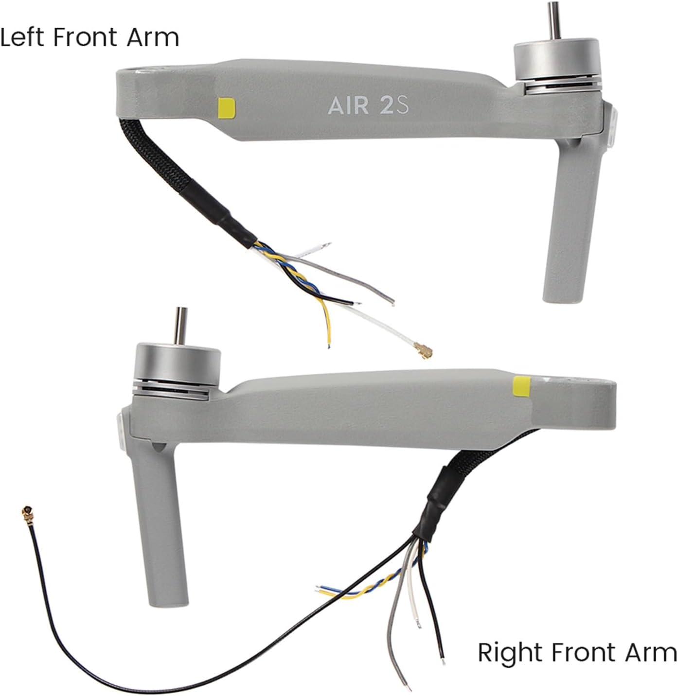 Body Arm Set Front Rear Arms Drone Replacement Spare Parts for D-JI Air 2S (Color  Right Back Arm)