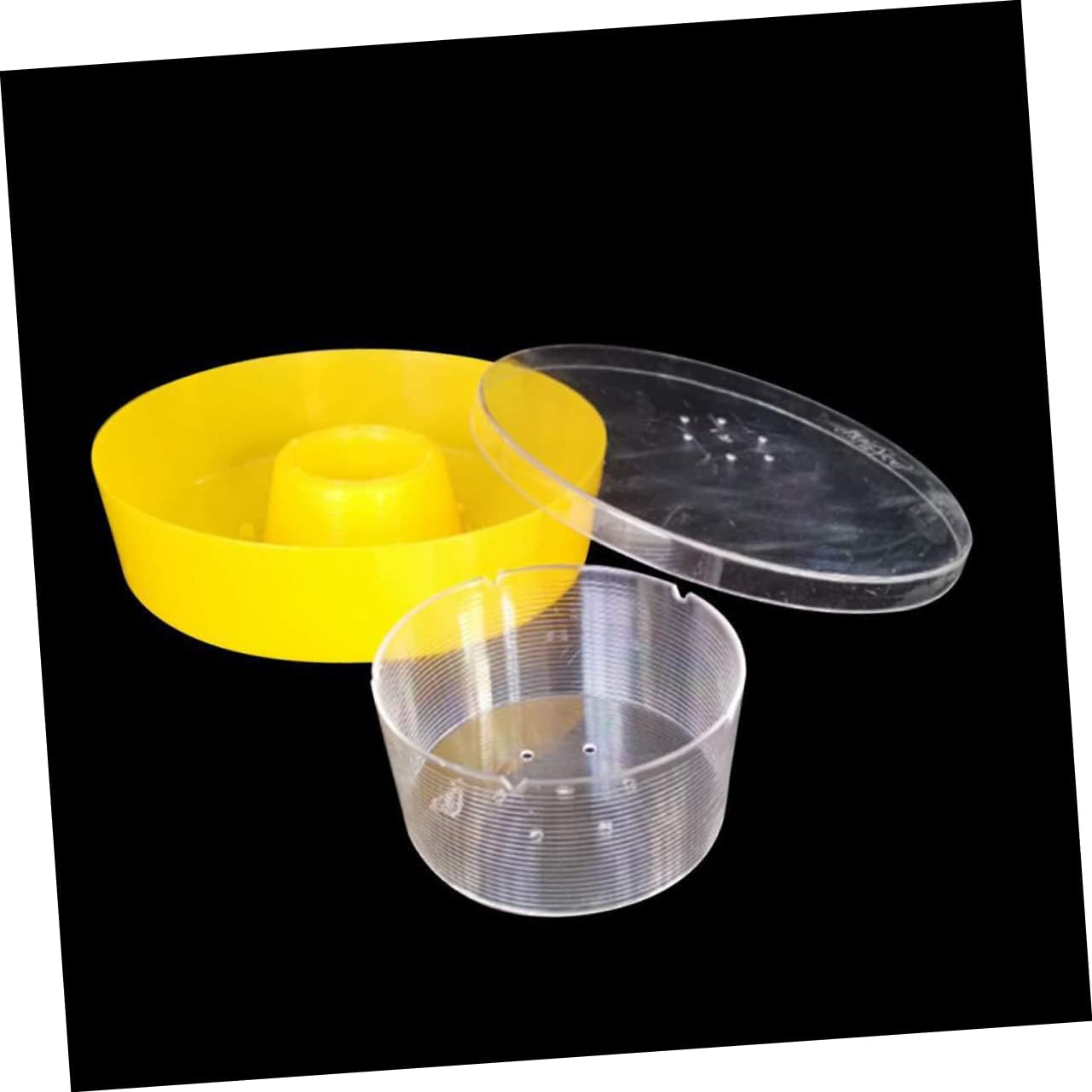 Toddmomy Alimentador de agua de abeja, comedero de abeja, colmena de abejas, alimentador de abeja, plato de alimentos para abejas, alimentador