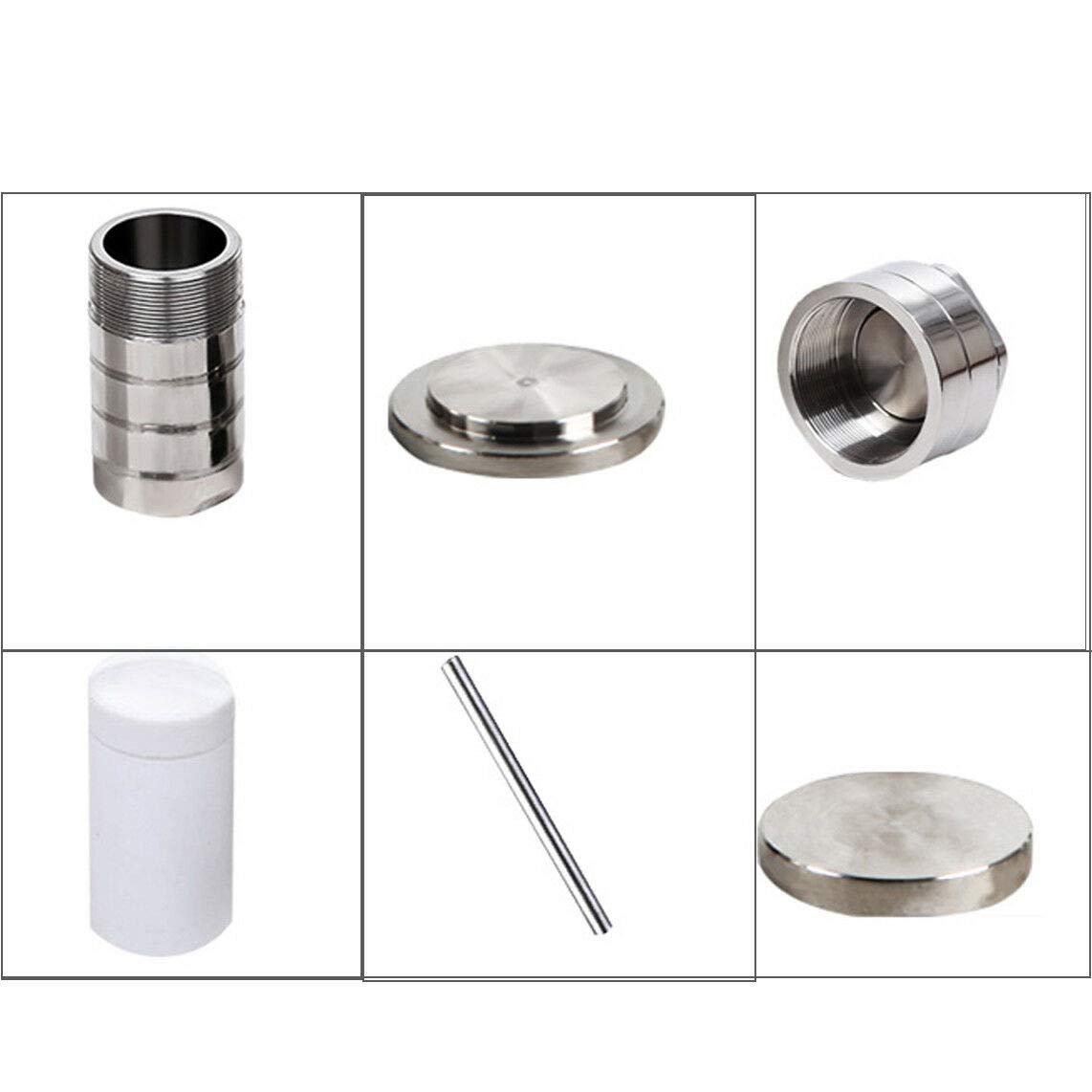 PTFE – Reactor de autoclave de síntesis hidrotérmica de 3 Mpa, resistencia de alta presión para ácido fuerte, disolvente orgánico, material