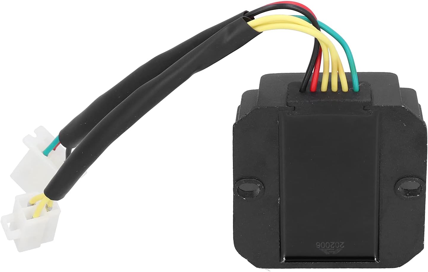 Regulador de voltaje de 6 cables, buen regulador de voltaje de estabilización, diseño de hebilla rectificadora, reemplazo para ciclomotor de 250 cc,