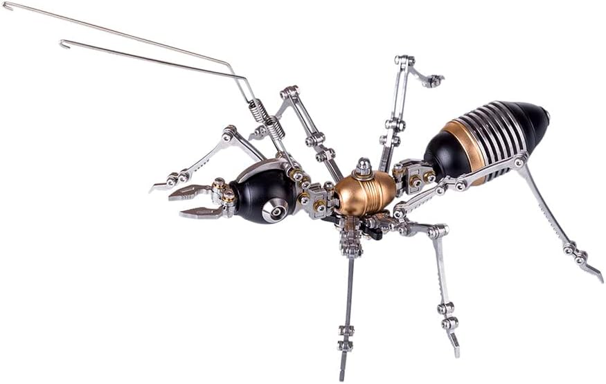 Rompecabezas de metal 3D, kit de modelo mecánico de insectos, hormigas y hormigas, rompecabezas de metal 3D, ensamblaje de bricolaje, rompecabezas