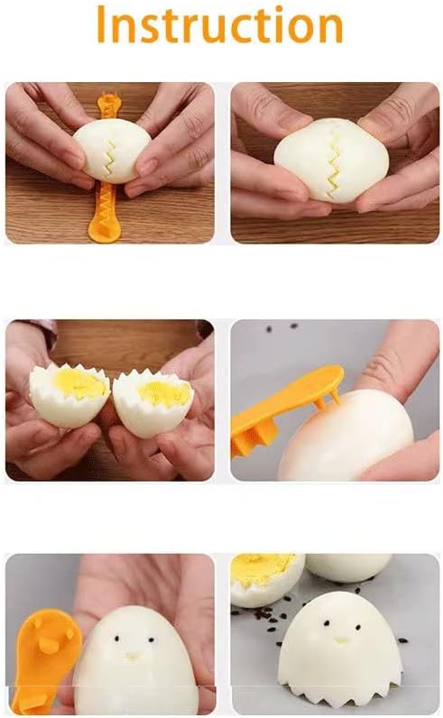 Egg Wave-Cut, Lace Egg Cutter Fancy Egg CutterSlicing Gadgets Kitchen AccessoriesMaterial safety and easy to clean2PcsSet