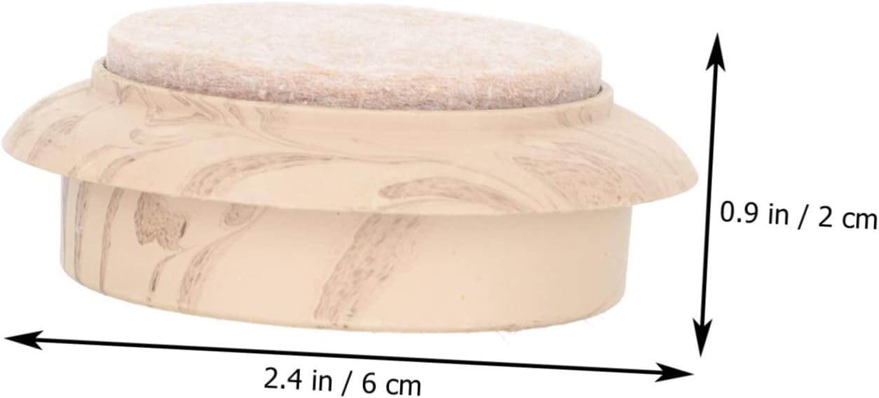 4 piezas de ruedas fijas deslizantes de piernas móviles suaves, copas redondas para muebles, extremos de goma para sillas, posavasos de silicona,