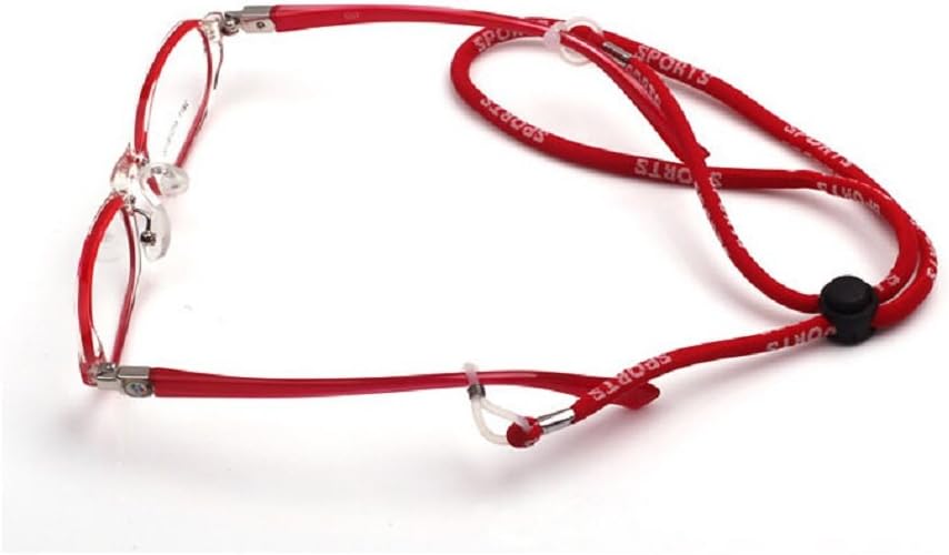 yueton Gafas de sol ajustables de seguridad deportiva, con grosor antideslizante, ajuste universal, correa de retención para gafas, accesorios para