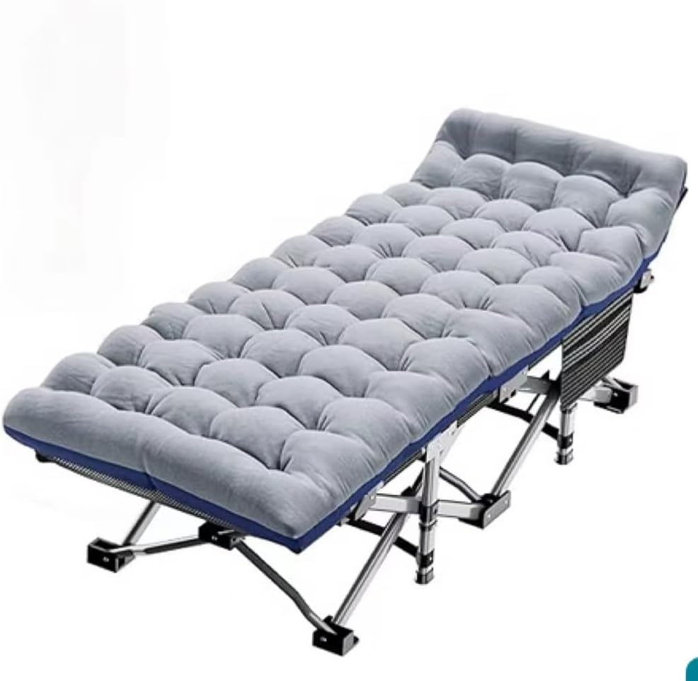 YYET – Almohadillas gruesas para cuna, para campamento, colchón de algodón de 75 x 29 pulgadas, XL, tapete de dormir con parte inferior impermeable,