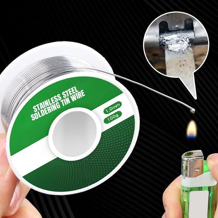 Alambre de soldadura de encendedor de acero inoxidable de aluminio, alambre de soldadura de bajo derretimiento de alta resistencia, alambre de
