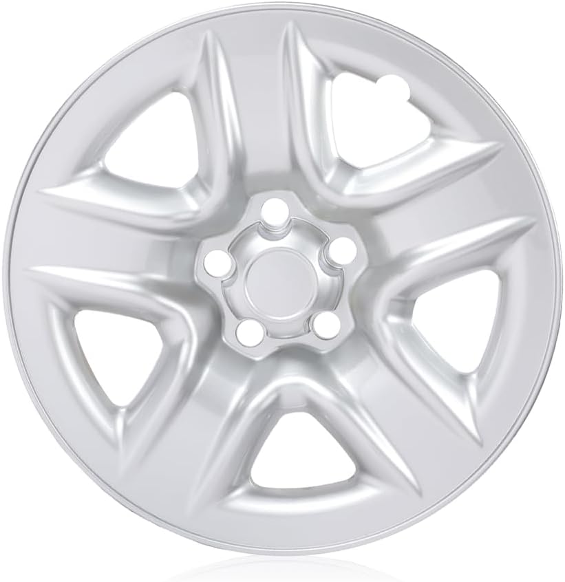 PIT66 Tapacubos compatible con Toyota RAV4 2006-2011 17×6-12  2012 Toyota RAV4 (Gasolina) 17×6-12 cubierta de tapa de cubo de rueda, piel plateada,