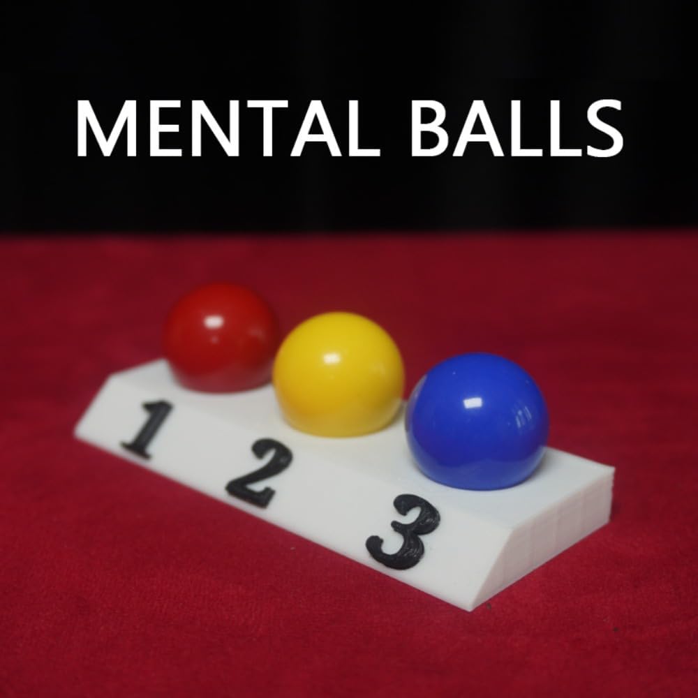 Bolas mentales Trucos de magia Predecir La Bola Seleccionada Predicción De Color Magia Trucos Magia De Cerca De Cerca Escenario Ilusiones Mentalismo