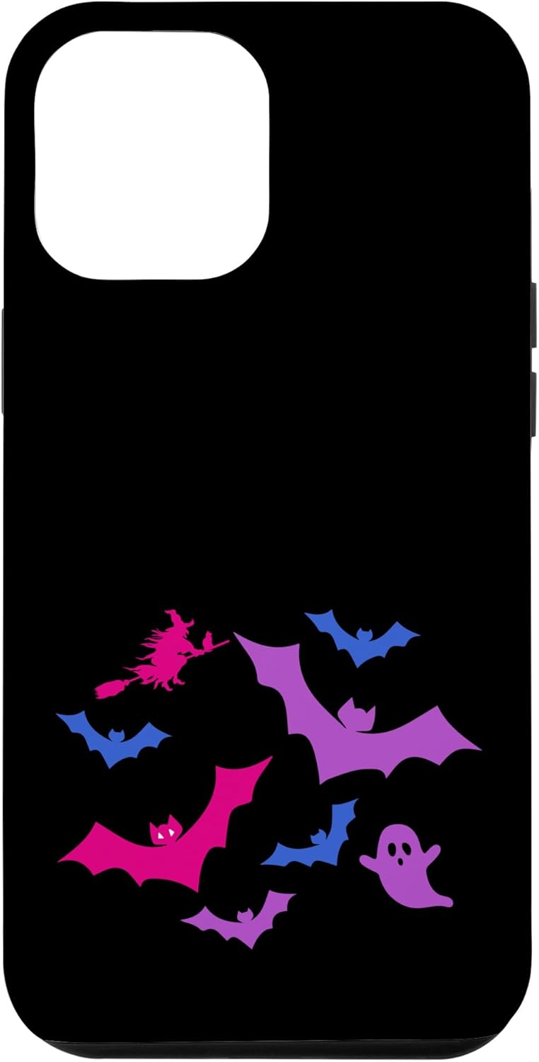 Funda para iPhone 13 Pro Max Bi Pride Halloween Sutil Bisexual LGBTQ Otoño Otoño Otoño