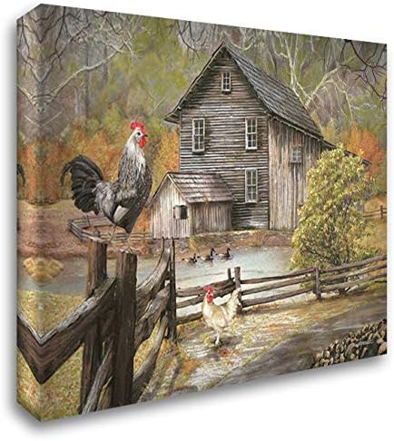 ArtDirect Down on the Farm I 18×15 Gallery Wrapped Canvas Museum Art by Wargo, Ed