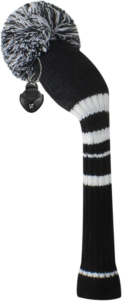 Scott Edward Cubierta de cabeza de golf de punto personalizado para conductor híbrido de madera, cubierta de palo de golf personalizada con