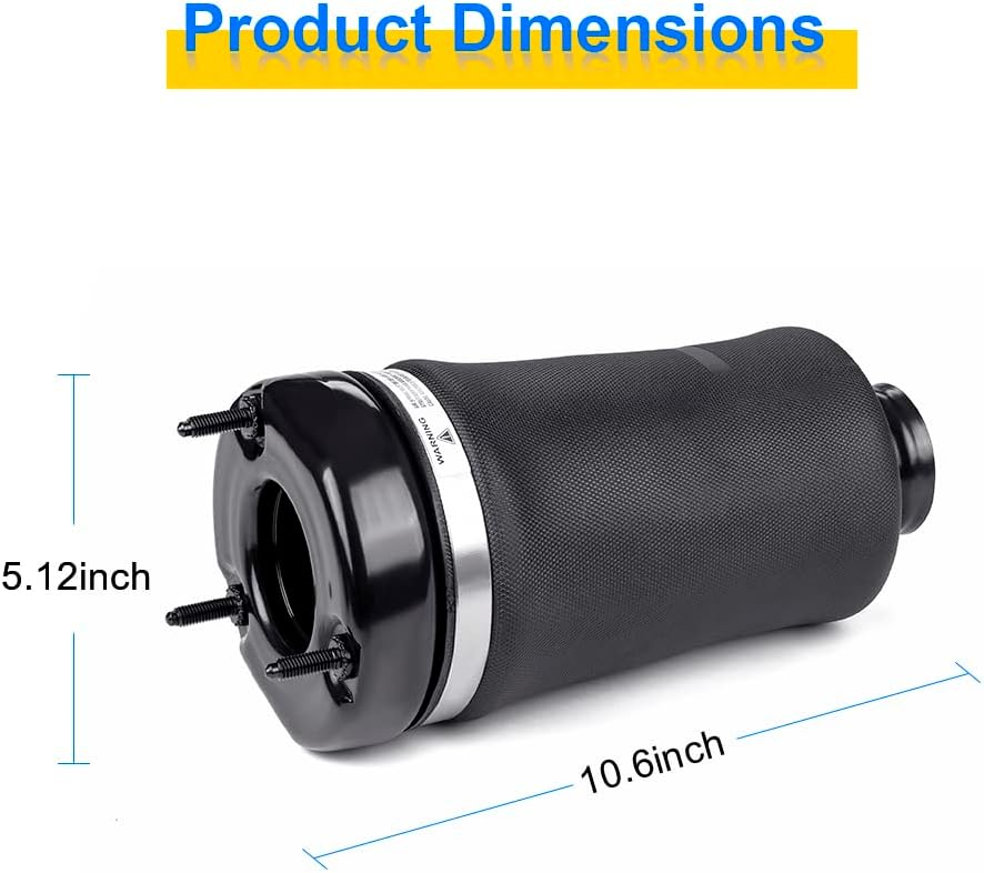 JDMON 2 bolsas de suspensión de aire delantero para Mercedes-Benz X164 W164 GL320 GL350 GL450 GL550 ML320 ML320 ML350 ML450 ML500 ML550 ML63 AMG