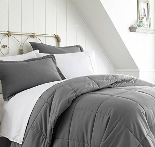 ienjoy Home Cama en una bolsa, matrimonial, gris