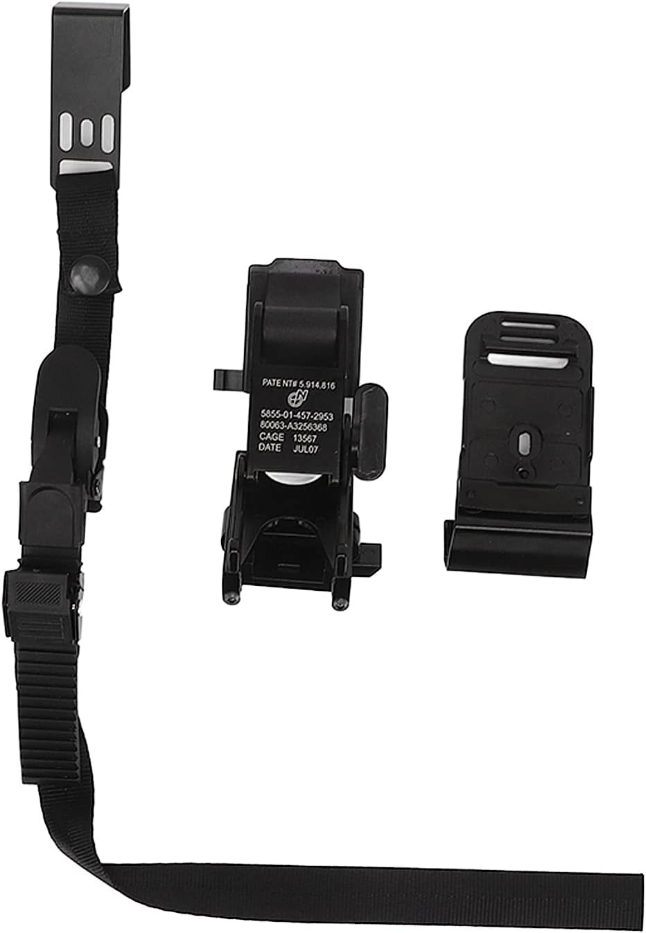 NVG – Soporte para casco, fácil de operar, soporte de casco de noche, aleación de aluminio profesional, duradero para uso en el desierto (soporte