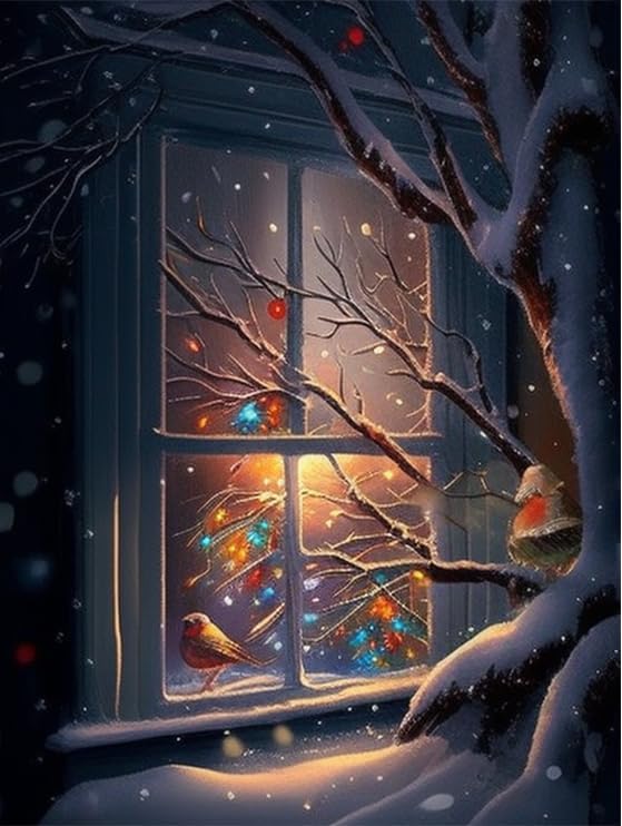 Kits de pintura de diamantes para adultos, bricolaje 5D para el día de Navidad, kit de pintura de diamantes de taladro completo, arte de diamantes
