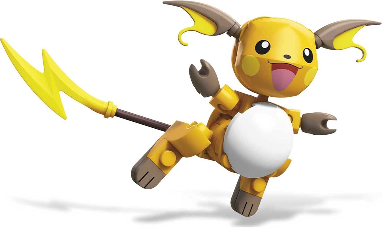 Mega Construx Pokemon Raichu – Juego de construcción con figuras de personajes, juguetes de construcción para niños, 6 años en adelante (73 piezas)