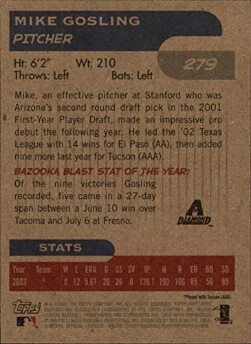 2004 Bazooka Minis #279 Mike Gosling FY – NM-MT