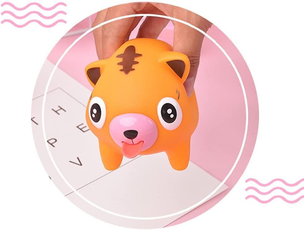 Juguete para apretar para niños, juguetes de descompresión para niños, juguete de liberación de estrés con diseño de conejo, oso tigre, oso, cerdo,