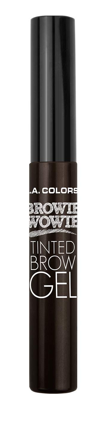 L.A. Colors Gel tintado para cejas, marrón oscuro, 1 unidad, CBG413
