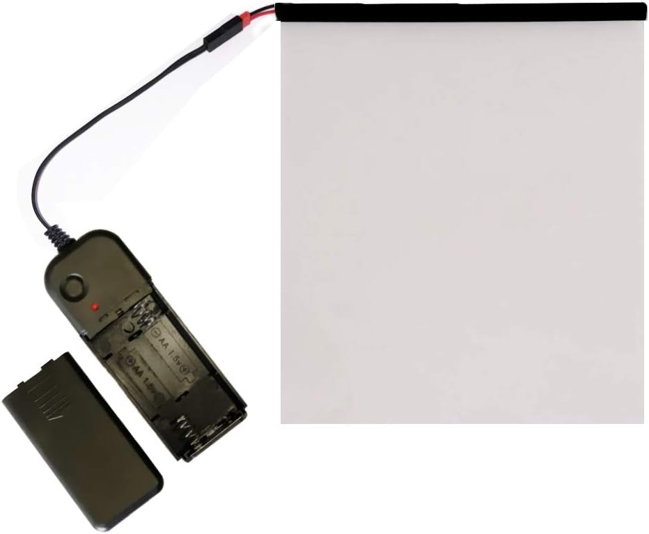 Adhesivo conmutable Smart Film PDLC Electronic Smart Tint Glass Sticker para ventana de oficina en casa, 6 pulgadas x 8.2 pulgadas