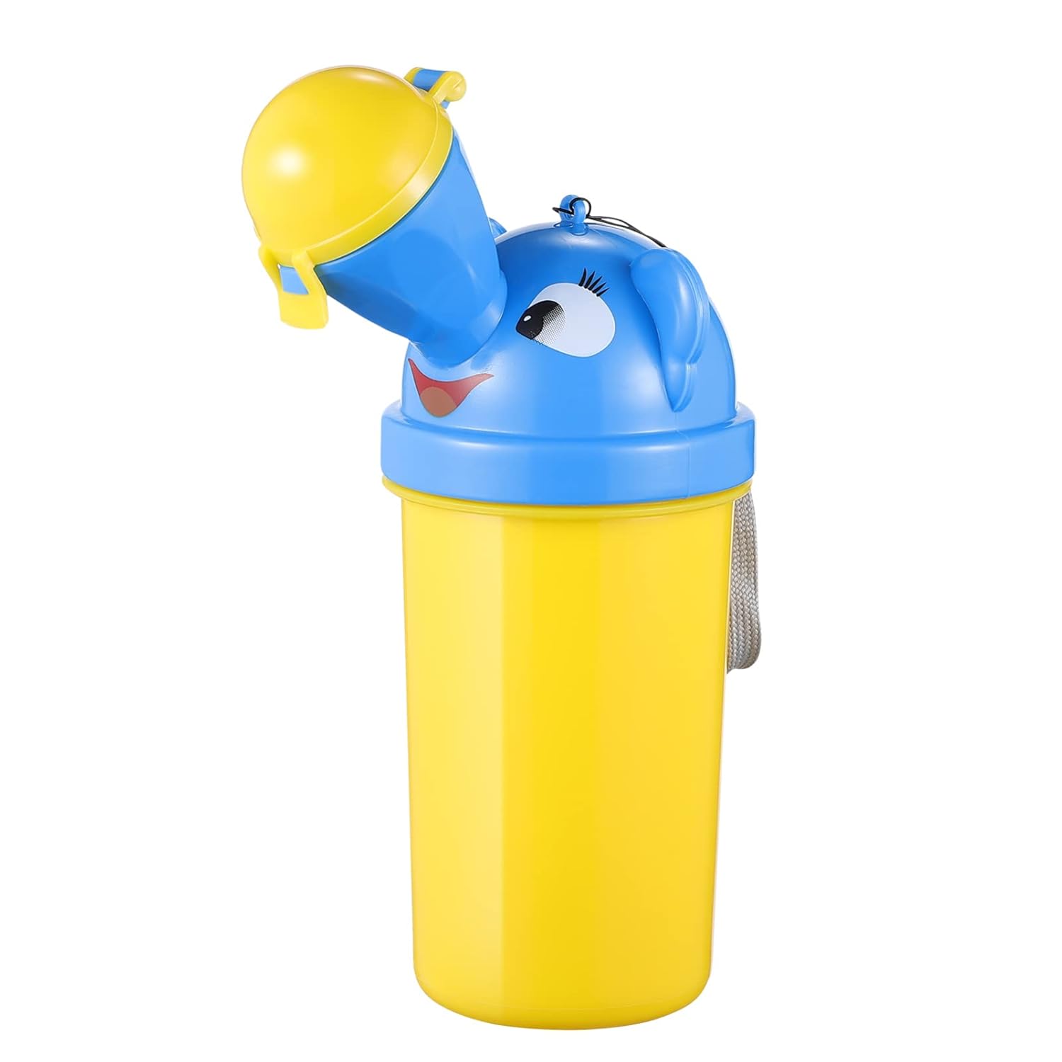 NUOBESTY Botella de orina para niños, orinal portátil para orinal, taza de entrenamiento de orina de emergencia para acampar al aire libre, viajes