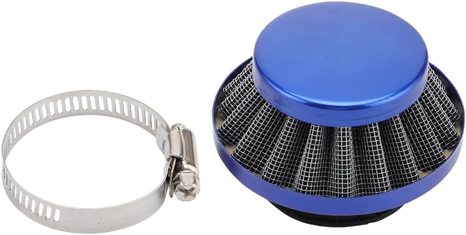 WOOSTAR Filtro de aire de repuesto de 1.378 in para ATV de 50 cc, 70 cc, 90 cc, 110 cc, 125 cc, ATV, 4 ruedas, motocross, Go Kart, Scooter azul
