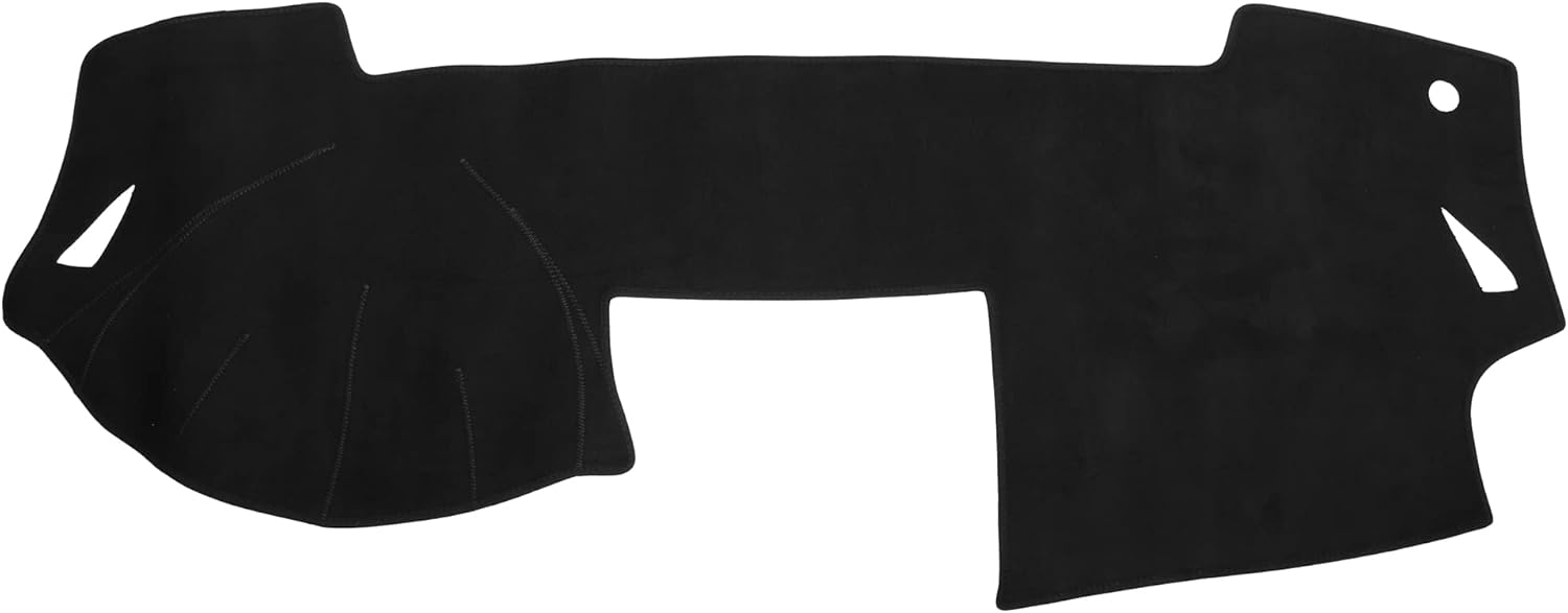 X AUTOHAUX Cubierta antideslizante para salpicadero de automóvil de gamuza sintética para Mazda 6 2009-2012, color negro