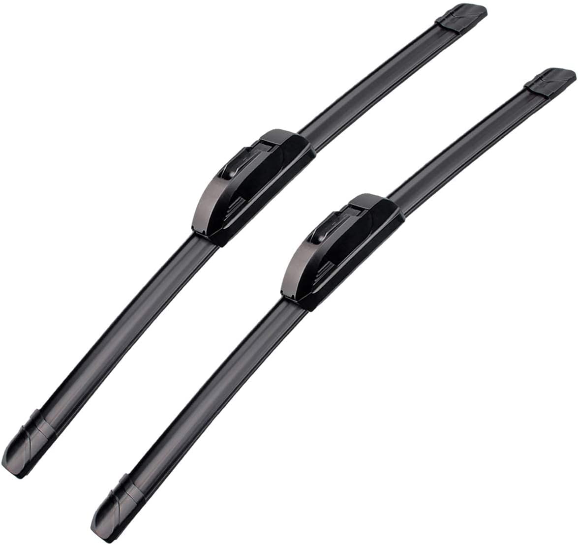 ZIXMMO Limpiaparabrisas prémium de 22 pulgadas + 17 pulgadas con calidad de fabricante original del equipo, para todo el año, para repuesto de