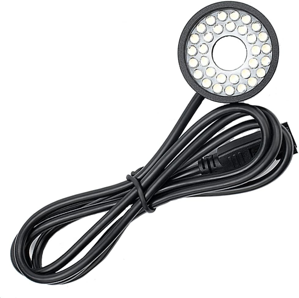 cámara industrial blanca de la lámpara de la detección y del reconocimiento de la visión de máquina LED 24V de la luz del anillo de 295.3 ft m