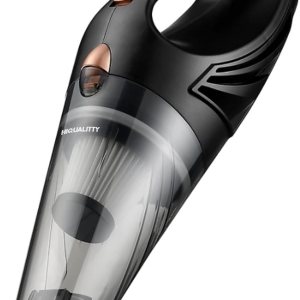 HIQUALITTY Aspiradora de coche y hogar de nueva generación, aspiradora inalámbrica portátil con batería recargable y 6 accesorios, aspiradora de HIQUALITTY Aspiradora de coche y hogar de nueva generación, aspiradora inalámbrica portátil con batería recargable y 6 accesorios, aspiradora de