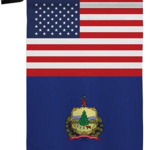 US Vermont Garden Flag Set Mailbox Hanger Americana States USA American Territories Republic Country Particular Area Small Decorative Gift Yard US Vermont Garden Flag Set Mailbox Hanger Americana States USA American Territories Republic Country Particular Area Small Decorative Gift Yard