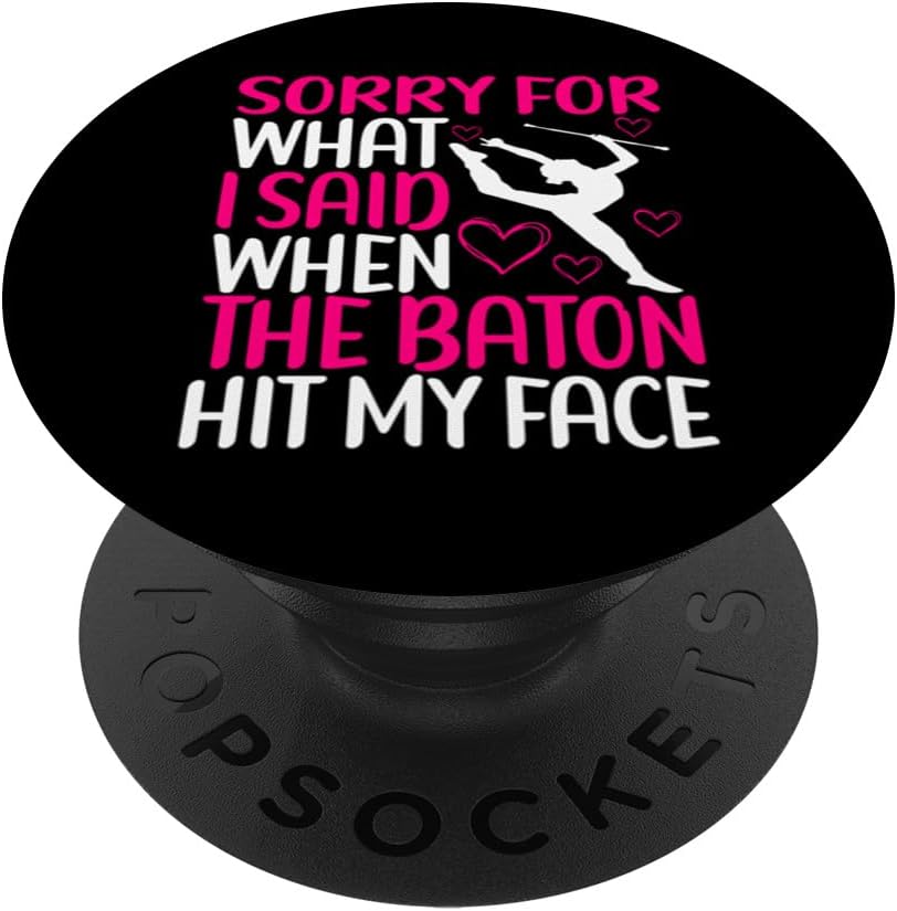 Baton Twirling Outfit Majorette Baton Twirler PopSockets Standard PopGrip