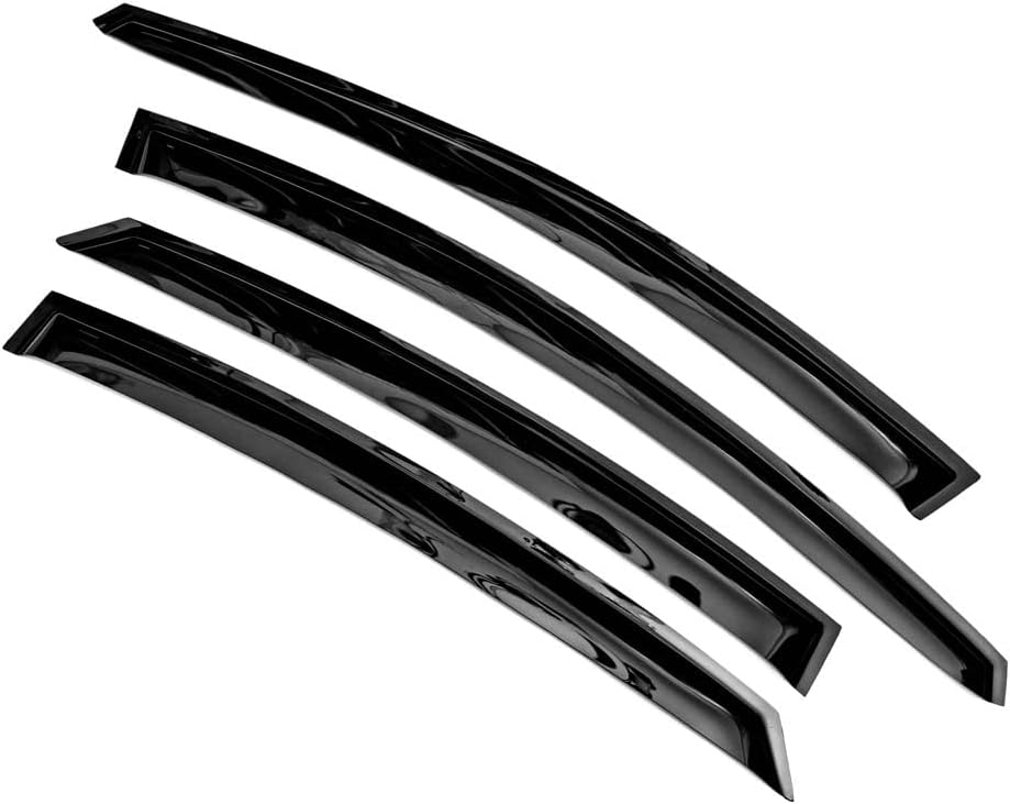 Deflectores de ventana ahumados acrílicos para Hyundai Elantra 2011-2016