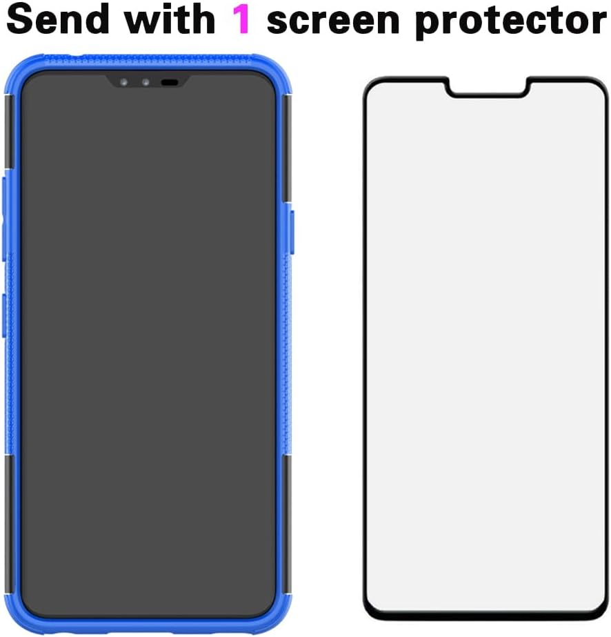 Asuwish Funda de teléfono para LG V40 XW US Azul
