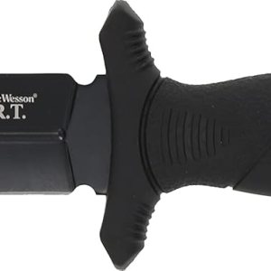 Smith & Wesson Cuchillo de hoja fija SS de alto carbono de 8.5 pulgadas con hoja de borde falso de 4 pulgadas para supervivencia táctica al aire Smith & Wesson Cuchillo de hoja fija SS de alto carbono de 8.5 pulgadas con hoja de borde falso de 4 pulgadas para supervivencia táctica al aire