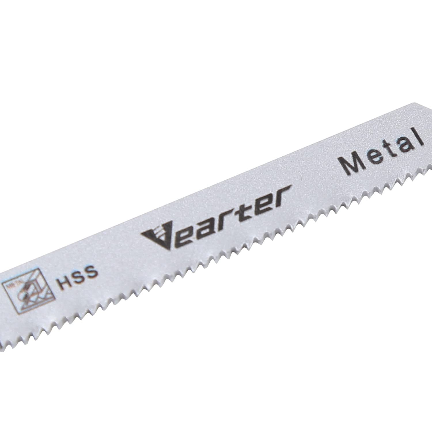 T118A – Juego de 5 hojas de sierra de calar con vástago en T de 3 pulgadas, 3.031in, 21PTI surtido para cortar tuberías de metal