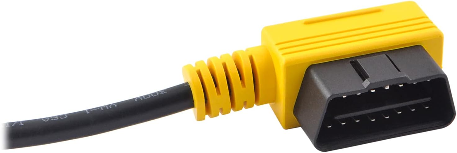Cable divisor OBD2 de 1.6 pies19.7 in, Cable de extensión OBD-II de 3 vías, Divisor OBD completo de 16 pines 1 a 3 hembra Y Cable Adaptador de cable