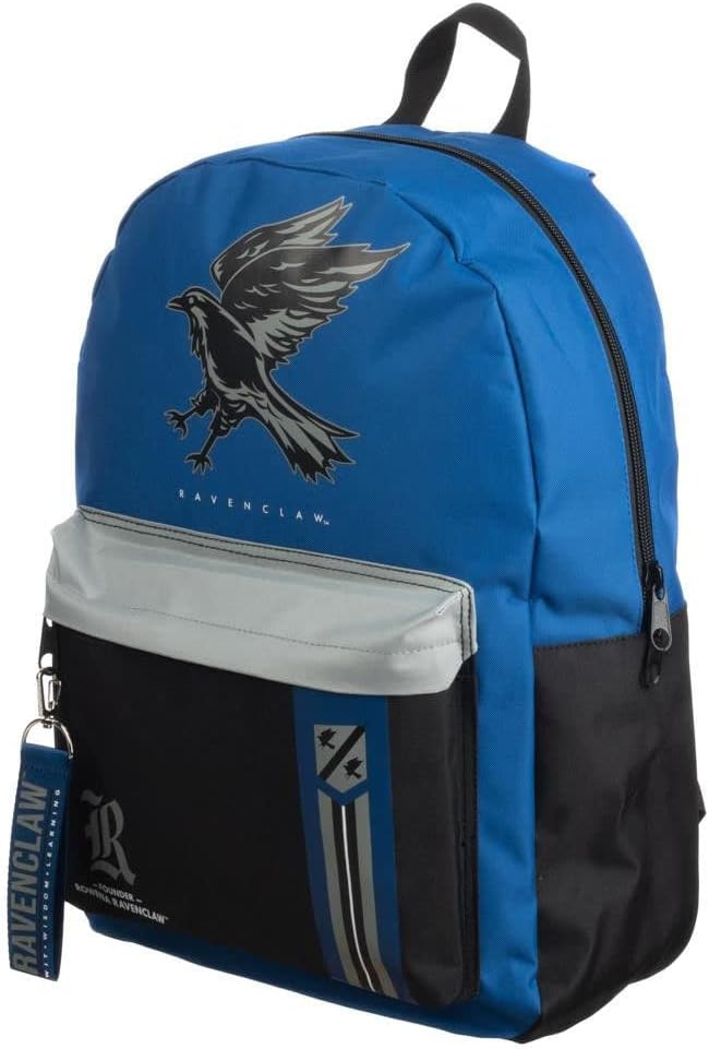 Bioworld Harry Potter Ravenclaw – Mochila para laptop de 16 pulgadas y cordón, Multi colorido, Personalizado