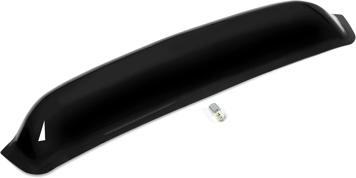 HECASA Alerón de techo compatible con Acura RSX 2002-2006, visera de techo de ventana trasera de 2 puertas, ala de alerón de protección solar, color